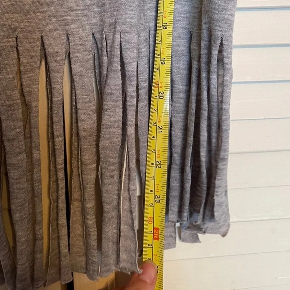 Heart2Heart Fringe Boho Crop Top Size L - Picture 4 of 5